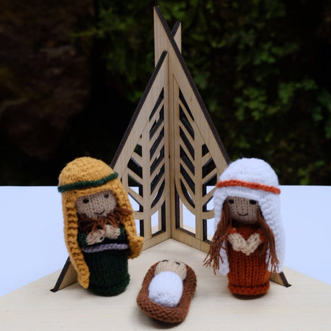 Mini Nativity Set with Belen