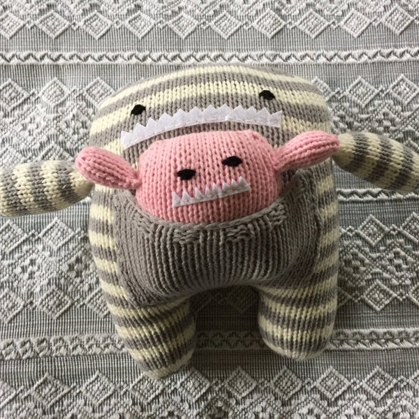 big book of knitted monsters Lola and Lily Hand Knit Monster – Knitting Expedition